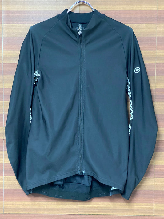 IO241 アソス assos MILLE GT Spring Fall LS Jersey 黒 L 裏起毛
