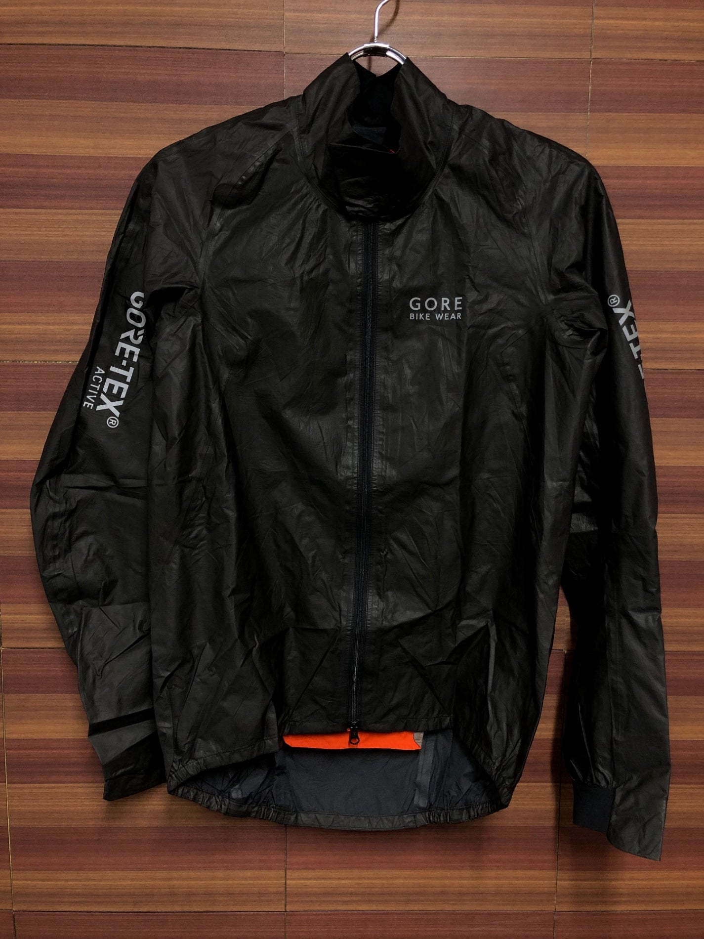 IK932 ゴアバイクウェア GORE BIKE WEAR 長袖 ウィンドブレイカー 黒 M GORE-TEX ACTIVE