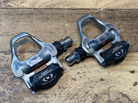 II659 シマノ SHIMANO アルテグラ ULSTERGRA PD-6700 ビンディングペダル シルバー SPD-SL