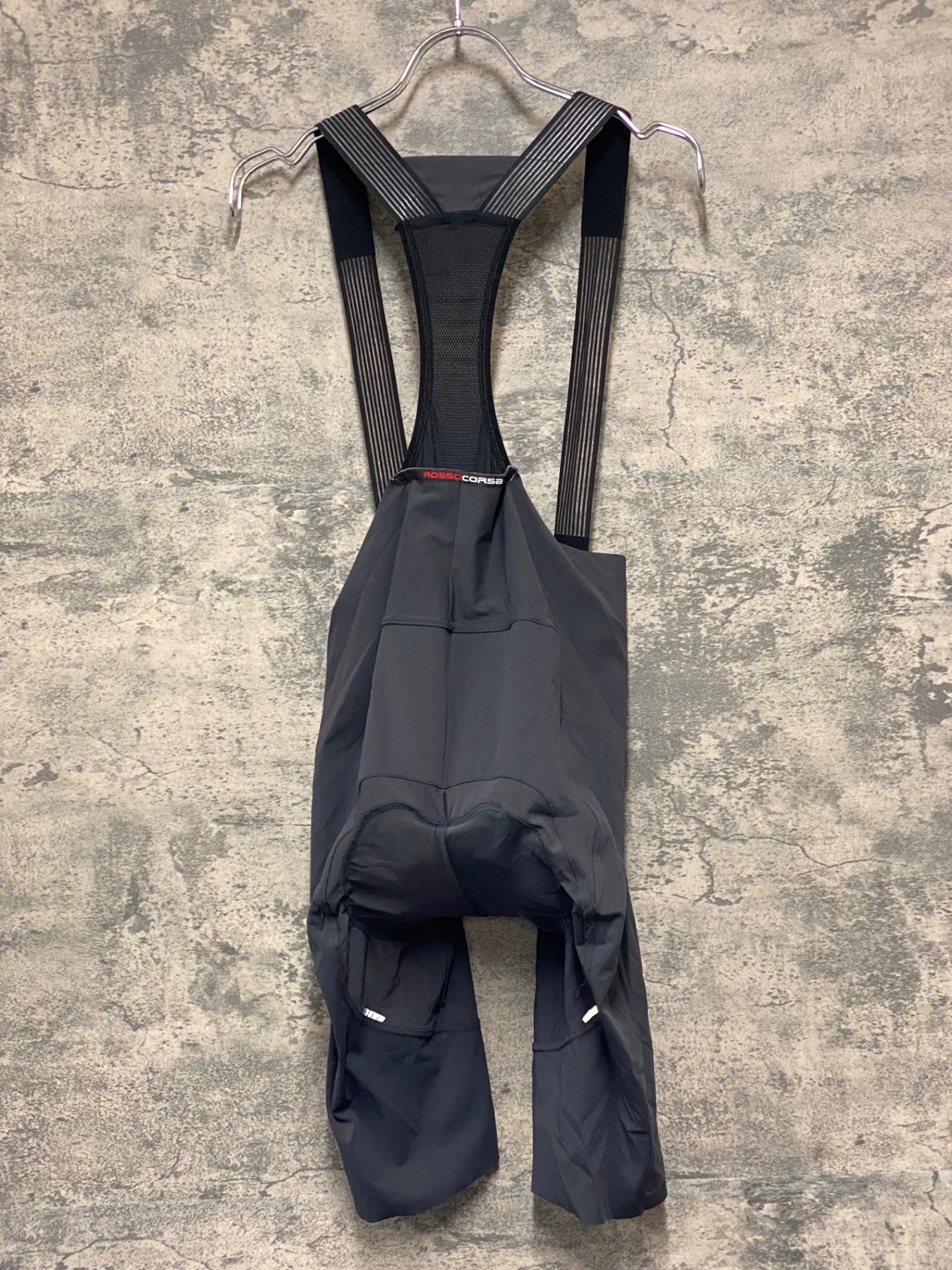 JB620 カステリ Castelli 半袖 サイクルジャージ ビブショーツ 上下セット 黒 赤 XL