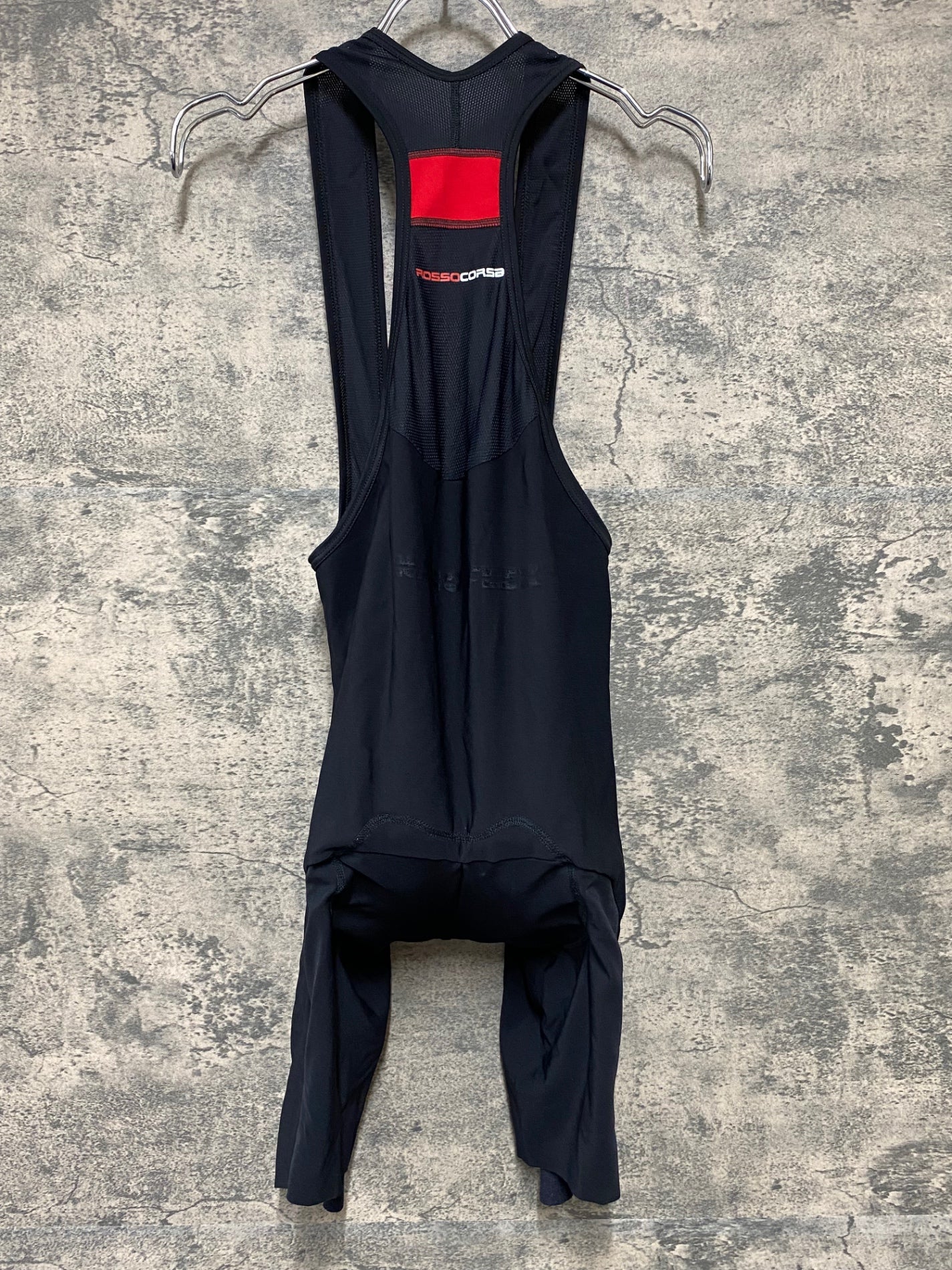 JA383 カステリ CASTELLI ROSSO CORSA ビブショーツ 裏起毛 サイズ不明 NANO FLEX S相当