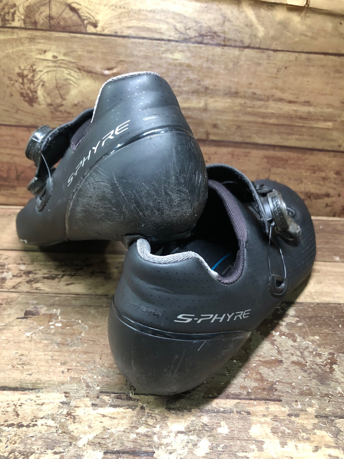 II739 シマノ SHIMANO S-PHYRE SH-RC901 ビンディングシューズ 黒 EU42