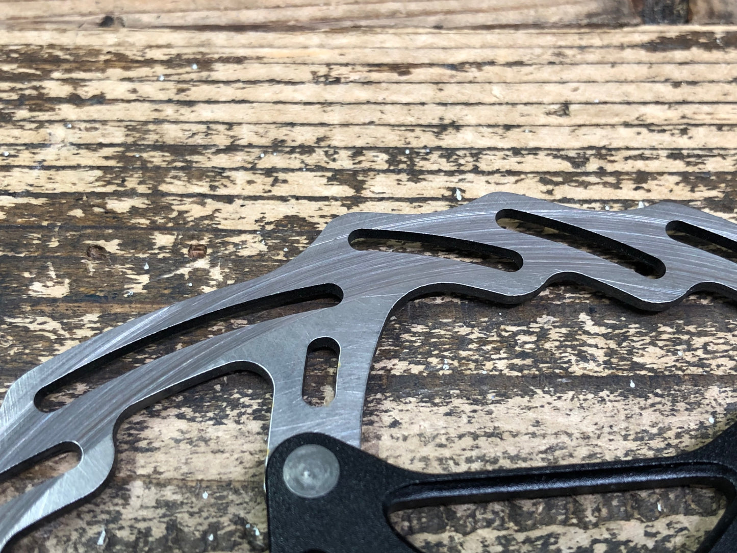 JA304 エックスオン XON ディスクローター 140mm 160mm 2枚セット 黒 センターロック 実測1.8mm