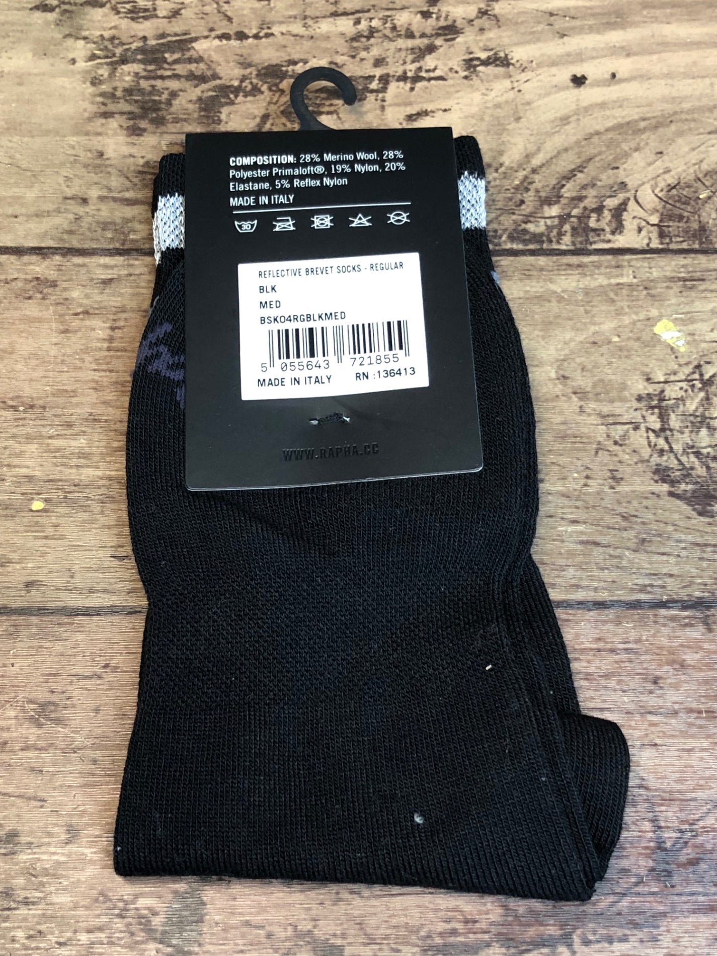 II028 ラファ Rapha BREVET SOCKS ソックス M