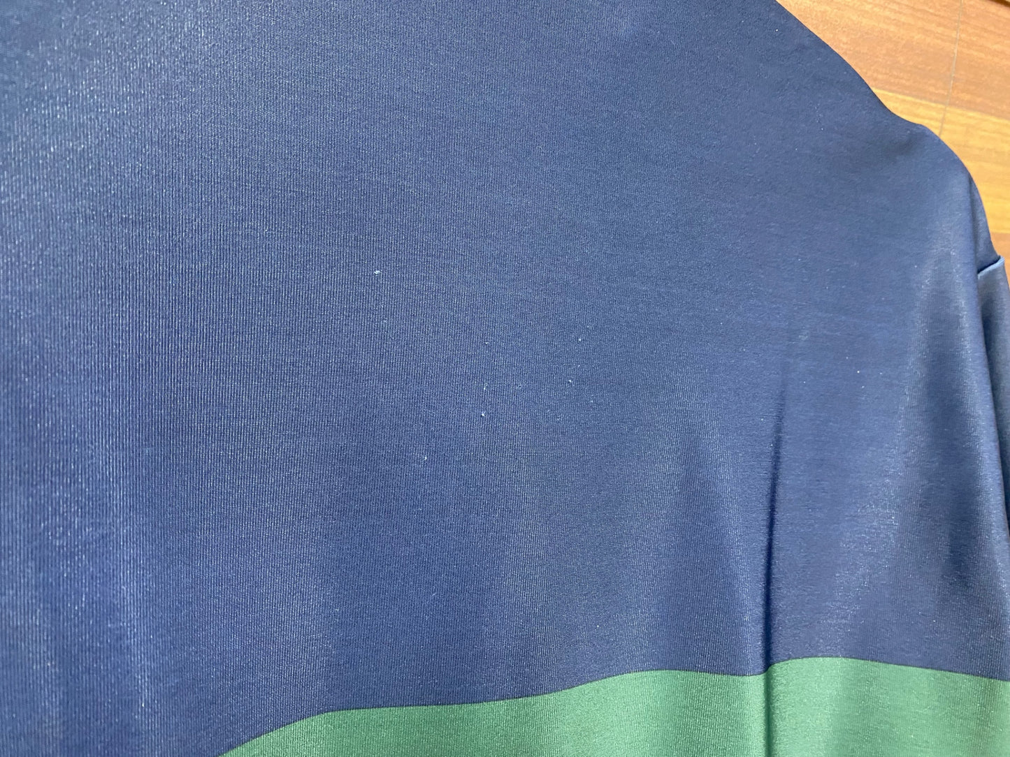 IT816 マープ MAAP TEAM PRO FIT JERSEY 長袖 サイクルジャージ 紺 ピンク 深緑 総柄 M 裏起毛