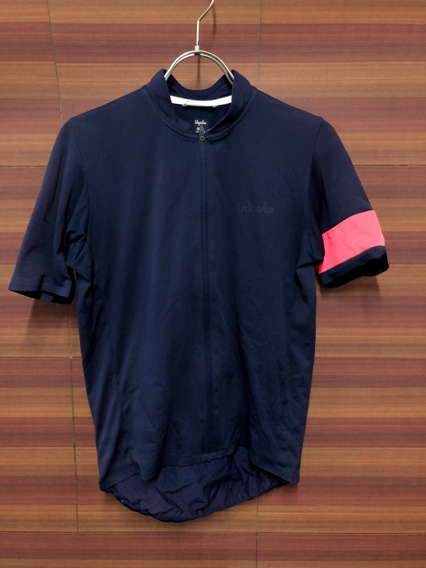 IM453 ラファ Rapha FLYWEIGHT JERSEY 半袖 サイクルジャージ 紺 S