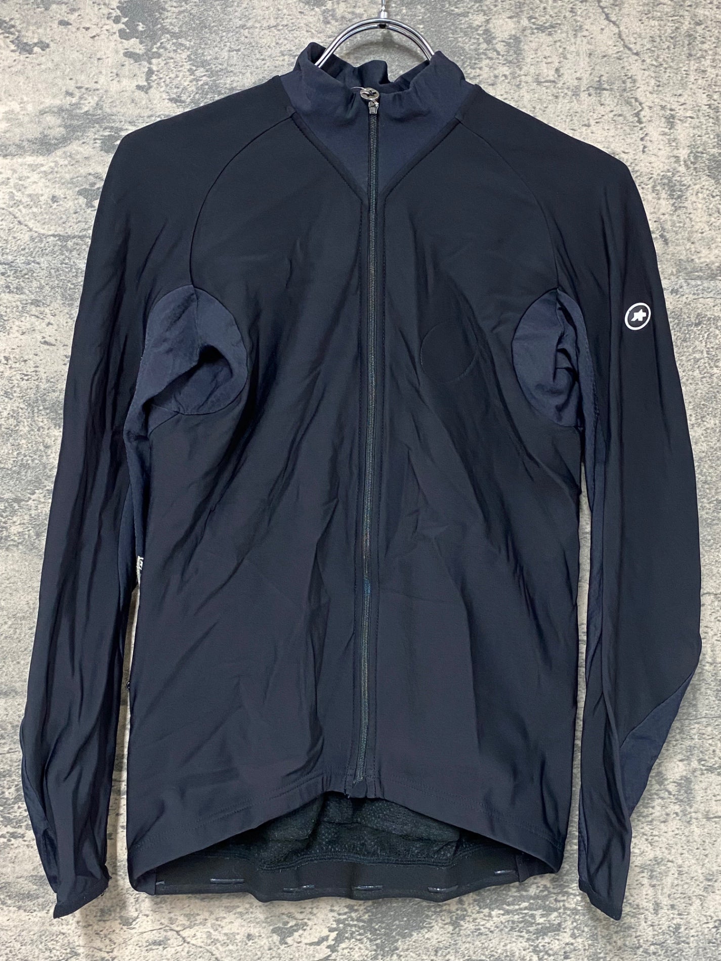 IW476 アソス Assos EVO7 RXQ 607 長袖 サイクルジャージ 黒 M 裏起毛 ※脇下ゴム切れ