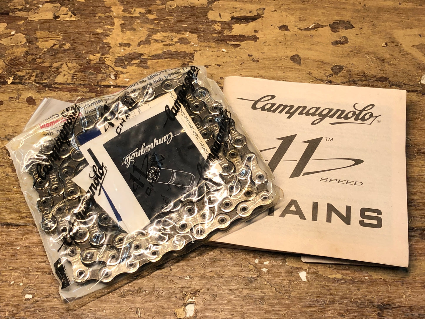 IC497 カンパニョーロ CAMPAGNOLO レコード RECORD 11S チェーン 未使用