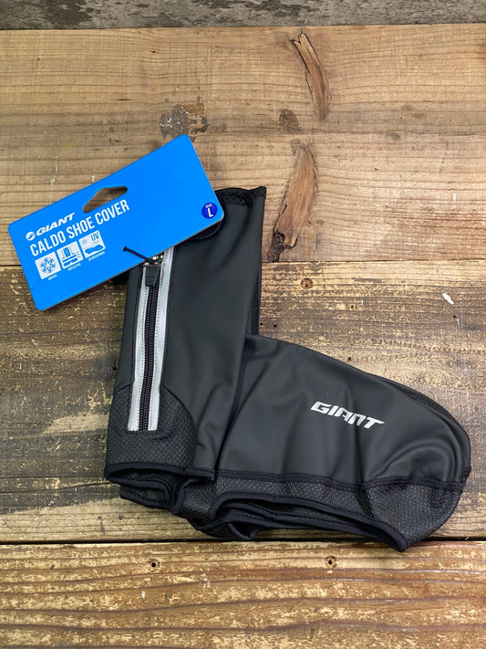 IV927 ジャイアント GIANT シューズカバー 黒 L 裏起毛