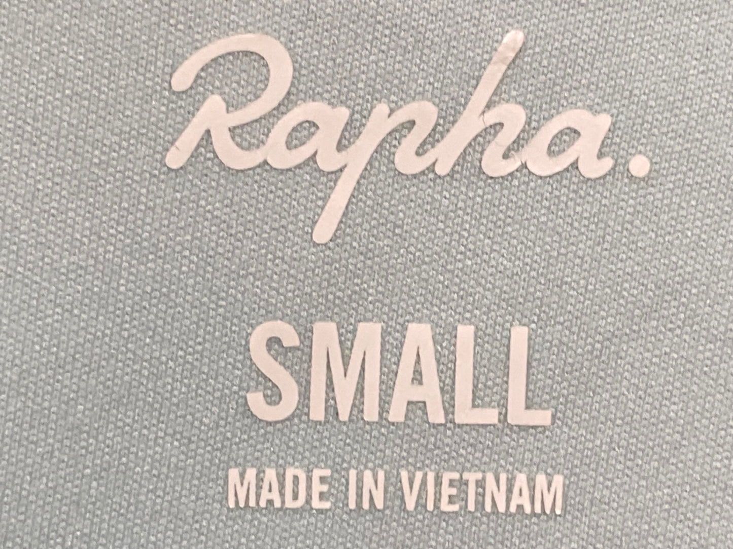 IZ733 ラファ Rapha CORE JERSEY 半袖サイクルジャージ 水色 S ほつれ