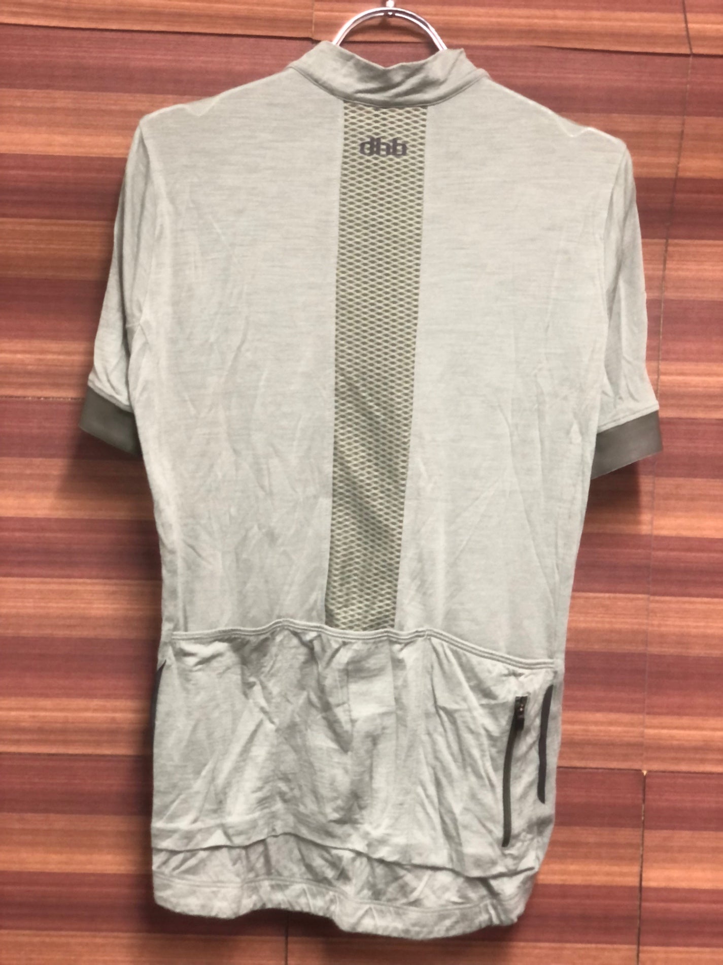 IN392 dhb 半袖 サイクルジャージ 薄緑 14 ※ほつれ