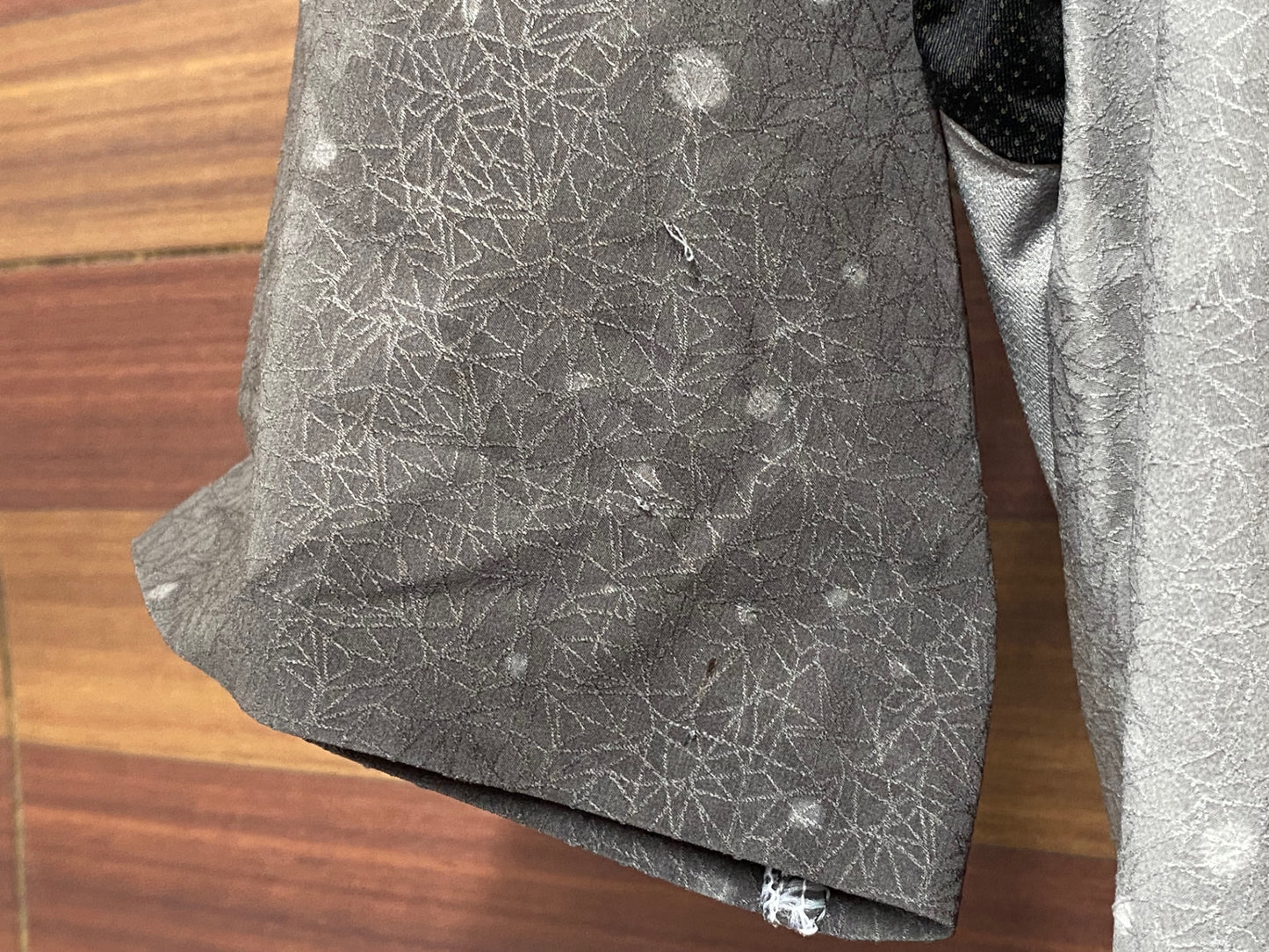 IV376 ナリーニ Nalini 半袖 サイクルジャージ 白 グレー S