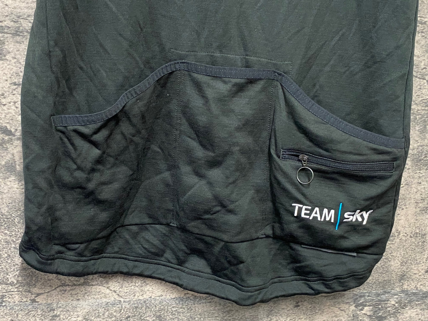 JD381 ラファ Rapha MEN'S CLUB JERSEY 半袖 サイクルジャージ 黒 XL TEAM sky