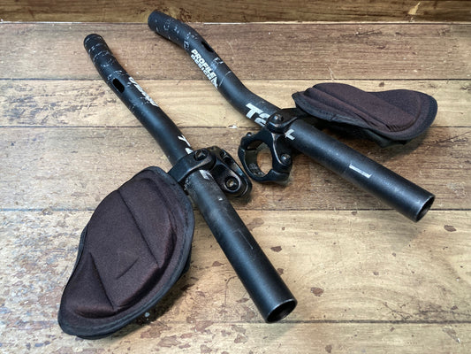 ID087 プロファイルデザイン PROFILE DESIGN T2+ アルミ DHバー 黒 Φ31.8