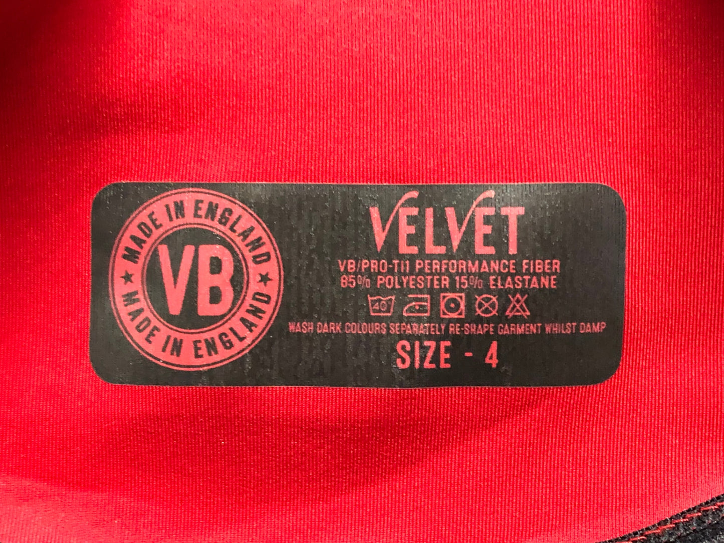 IO514 ヴェロビチ velobici VELVET 長袖 サイクルジャージ 赤 4