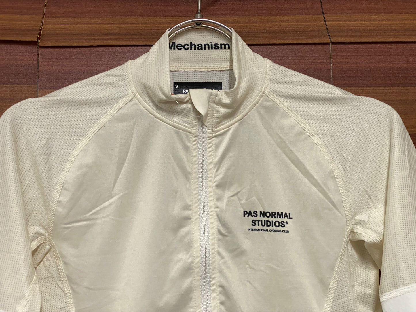 IV059 パスノーマルスタジオ PAS NORMAL STUDIOS Mechanism Jersey 半袖サイクルジャージ オフホワイト S