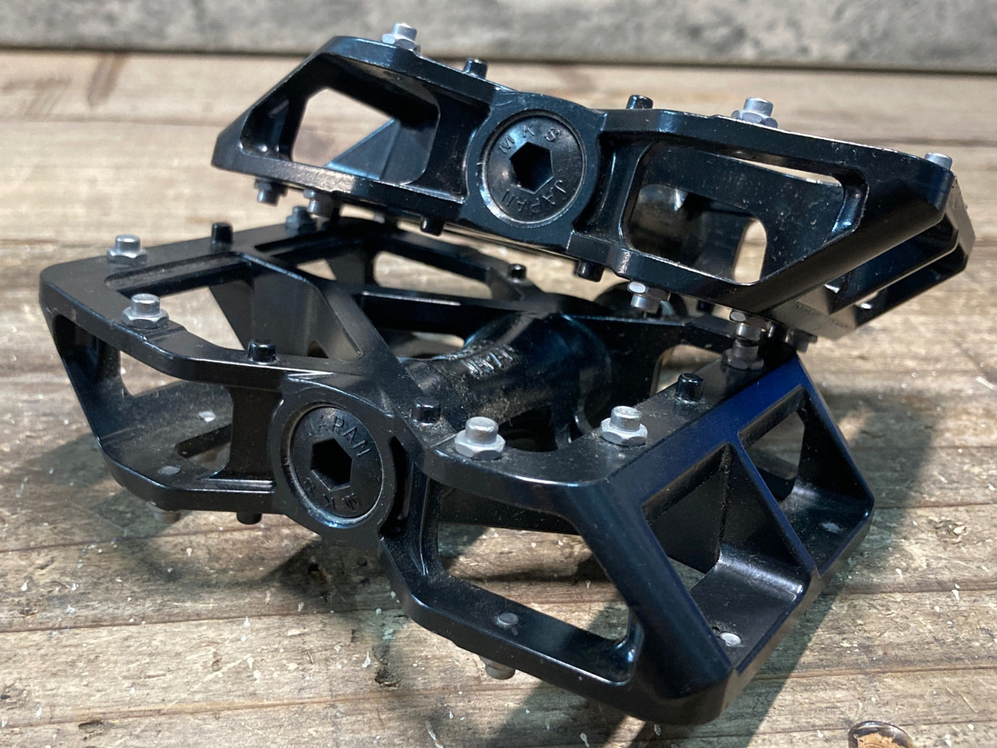 IQ629 三ヶ島 MKS ALWAYS フラットペダル ブラック