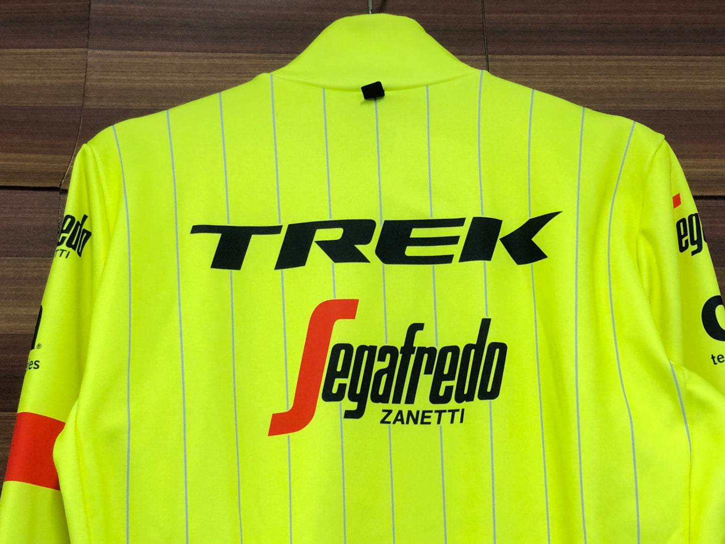 IT202 サンティーニ Santini 長袖 サイクルジャージ 黄 XS 裏起毛 TREK Segafredo