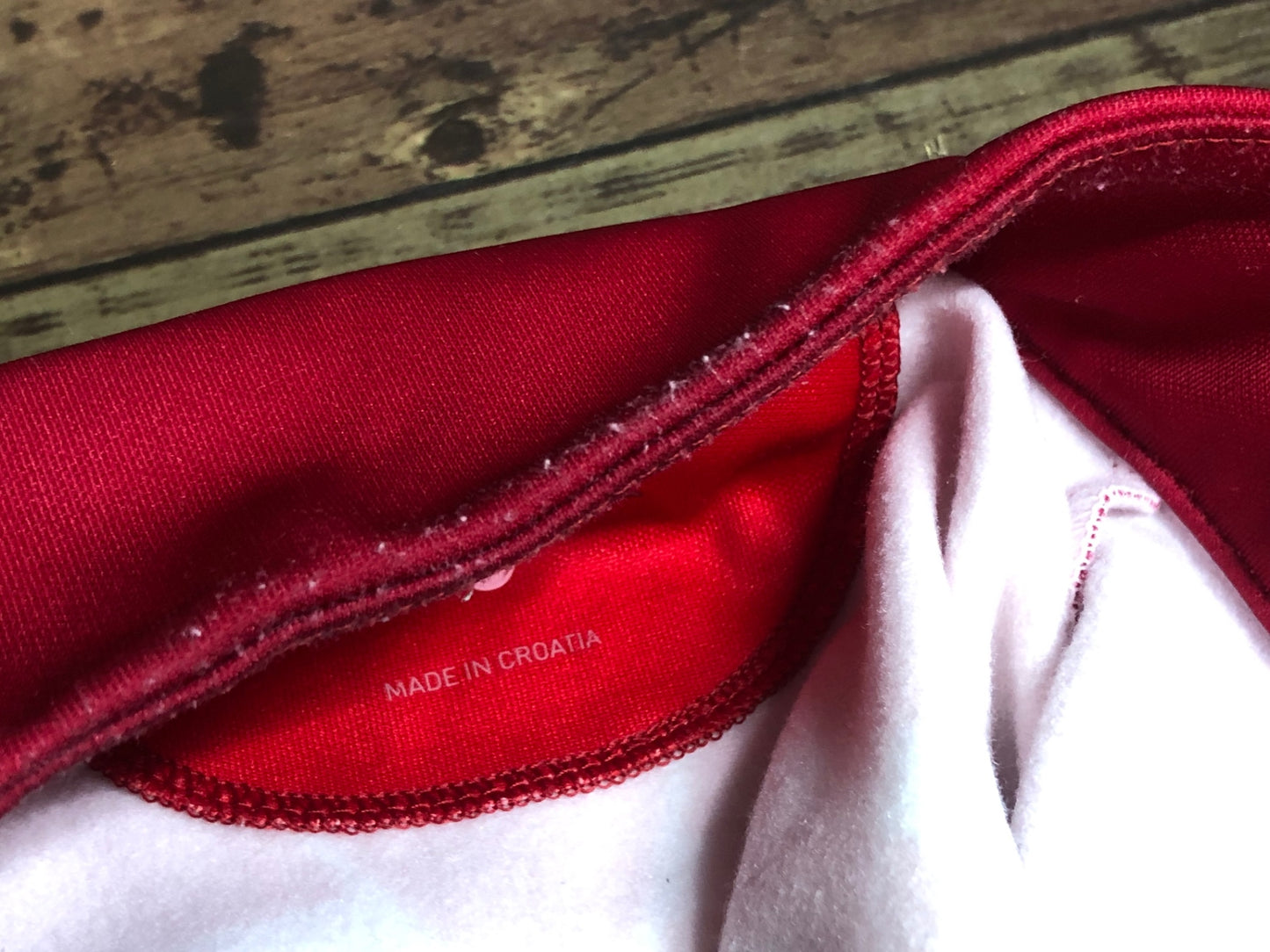 IZ762 カステリ CASTELLI 長袖 サイクルジャージ 赤 M 裏起毛