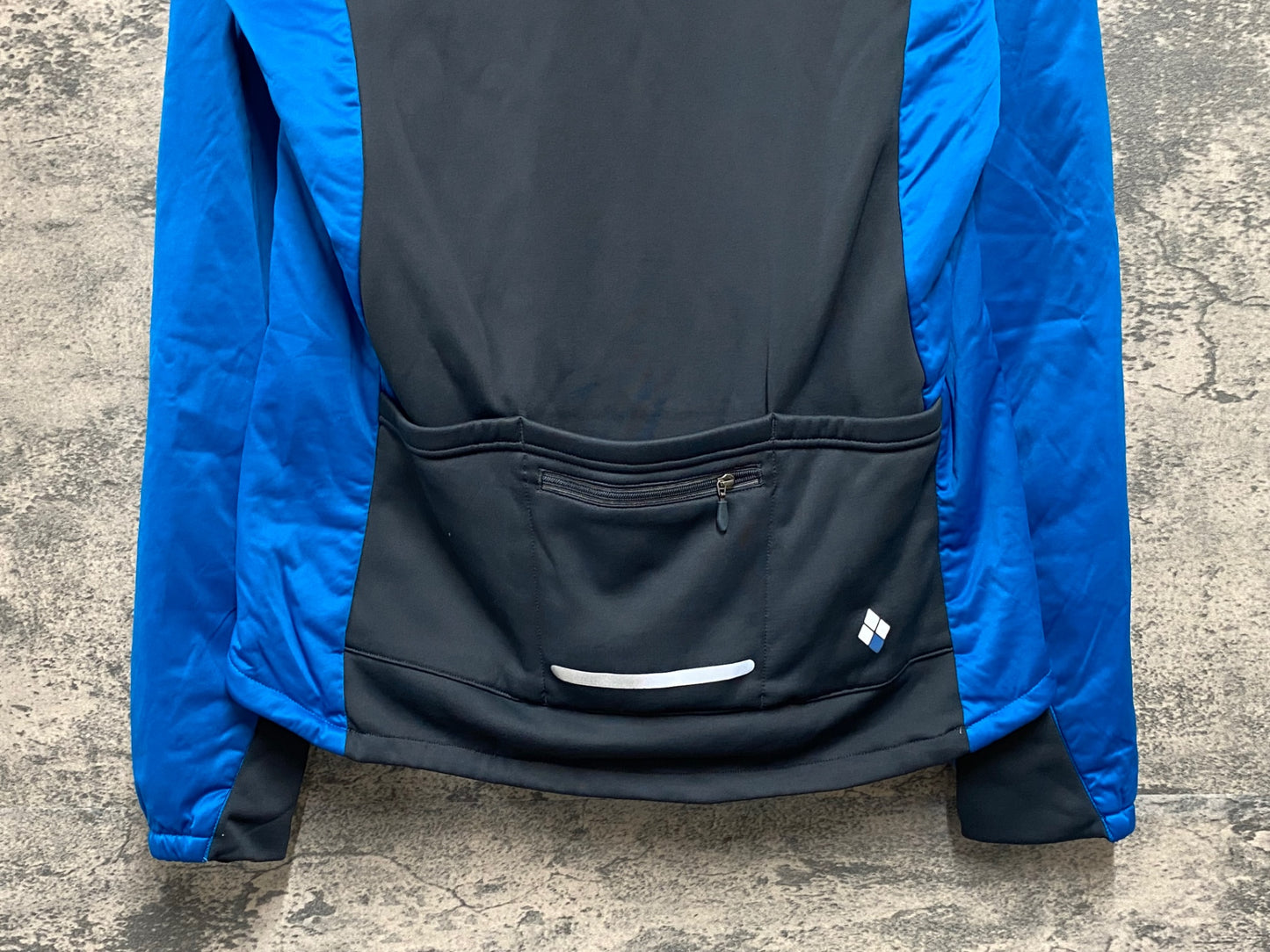 JB487 モンベル mont-bell 長袖 サイクルジャケット 水色 L 裏起毛