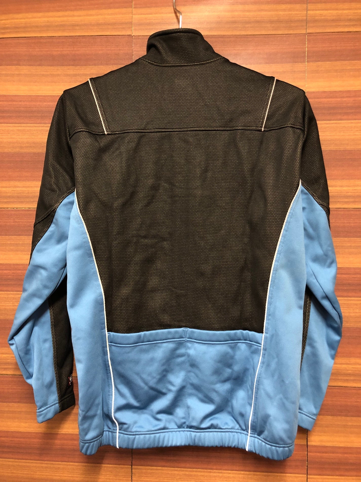 IL904 パールイズミ PEARL iZUMi 長袖 サイクルジャケット 黒 水色 S 裏起毛