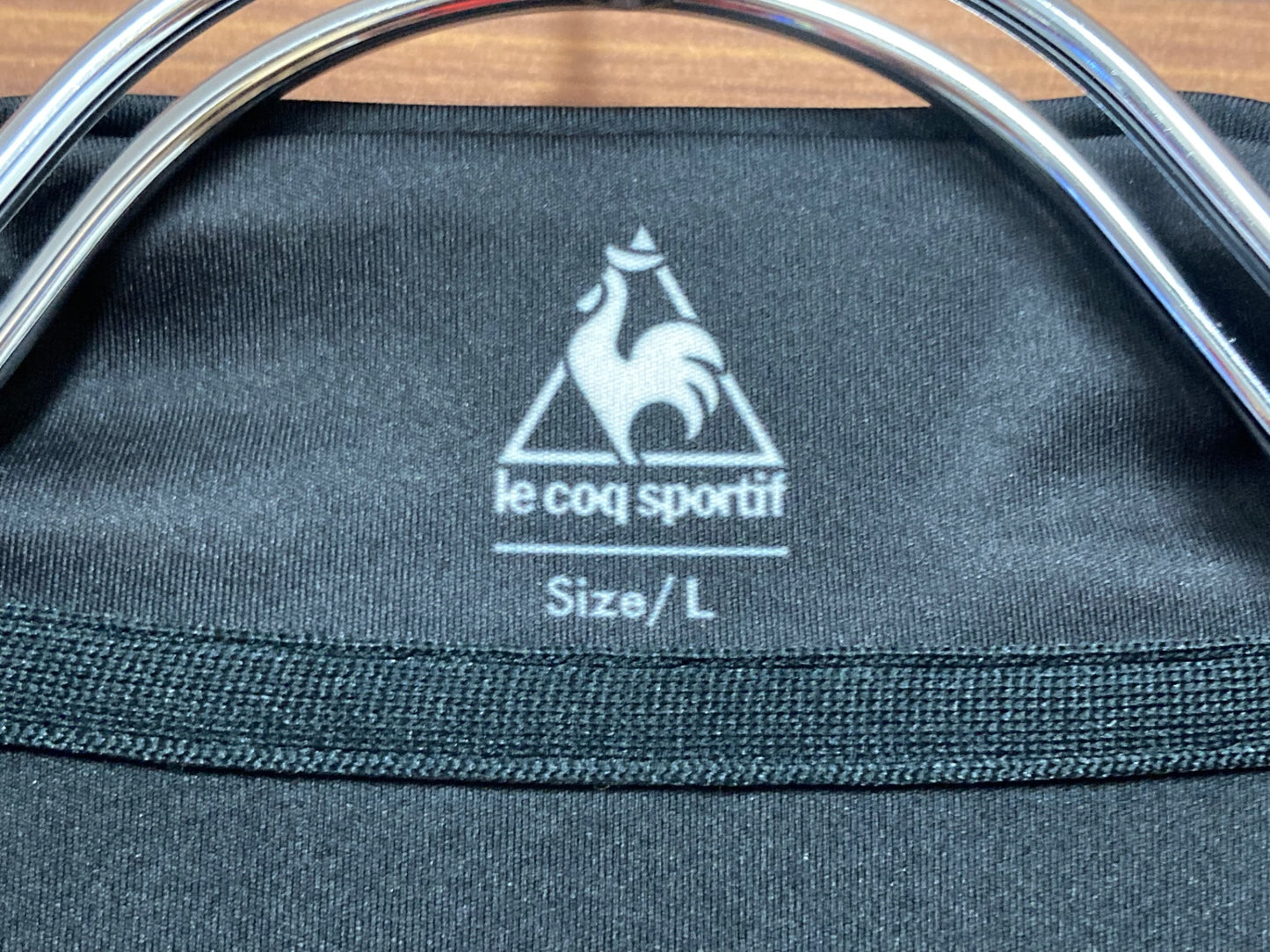 IO074 ルコックスポルティフ le coq sportif 長袖 サイクルジャージ 黒 L