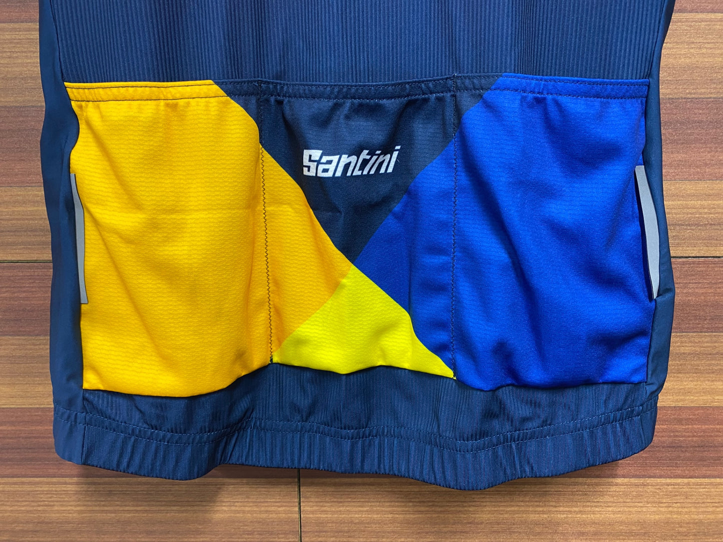 IJ088 サンティーニ Santini TEAMS 半袖 サイクルジャージ マリンブルー M 未使用品