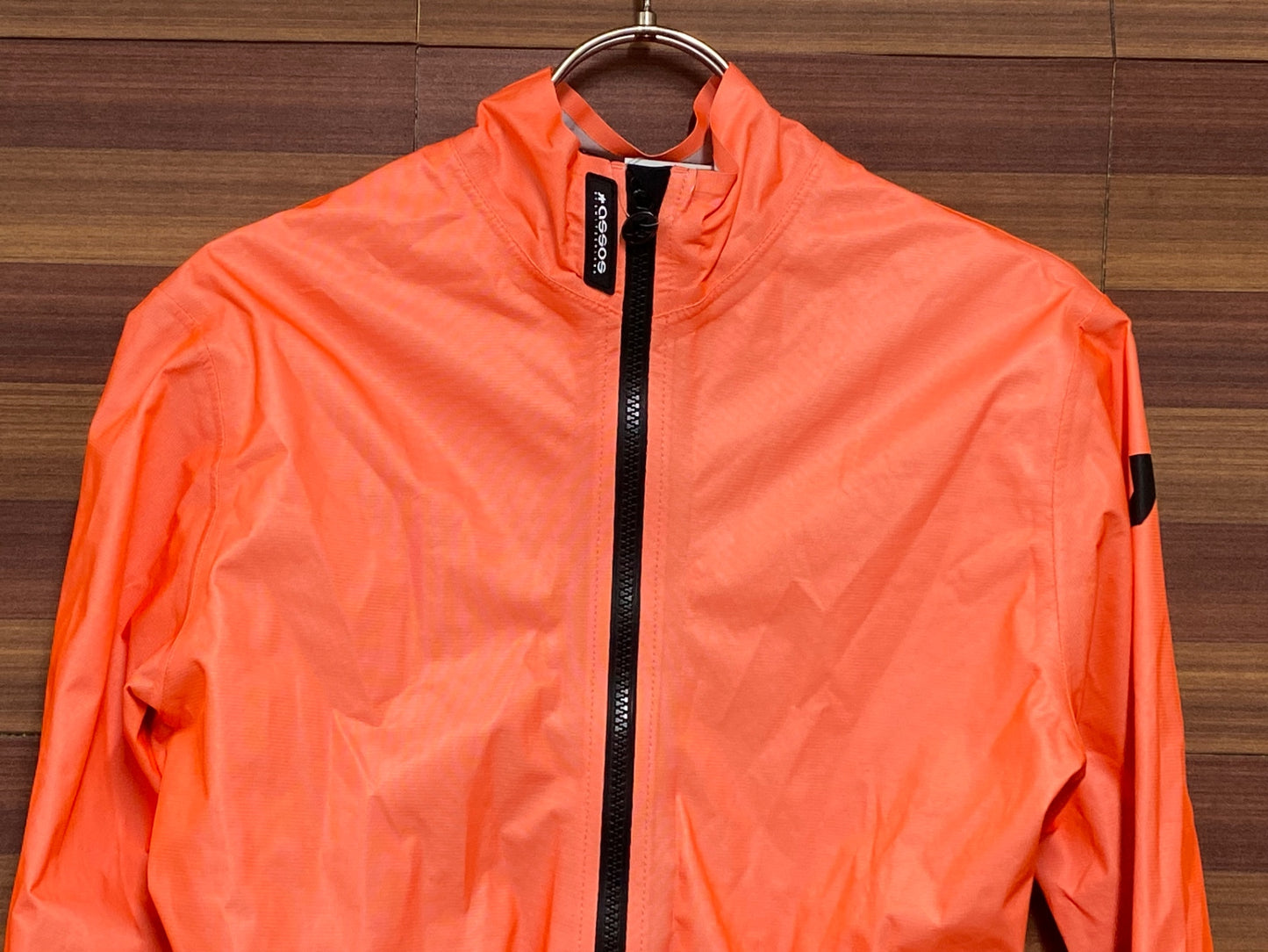 IQ702 アソス Assos EQUIPE RS Schlosshund 長袖 レインジャケット ピンクオレンジ S