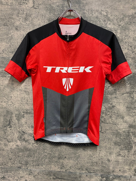 IY724 ボントレガー BONTRAGER 半袖 サイクルジャージ 赤 グレー XS