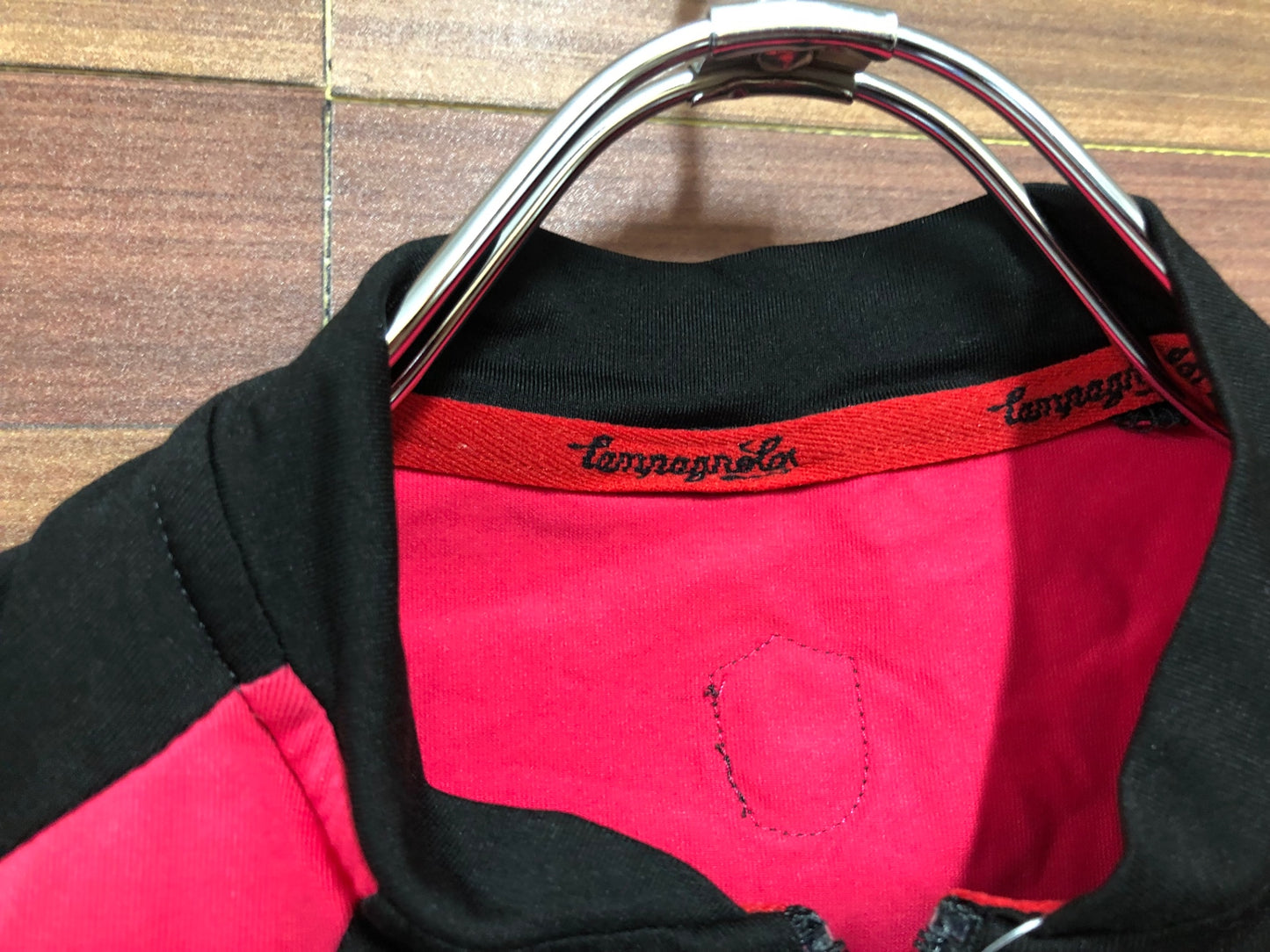 IL335 カンパニョーロ Campagnolo 半袖 サイクルジャージ 黒 ピンク レディーズ ※サイズタグカット
