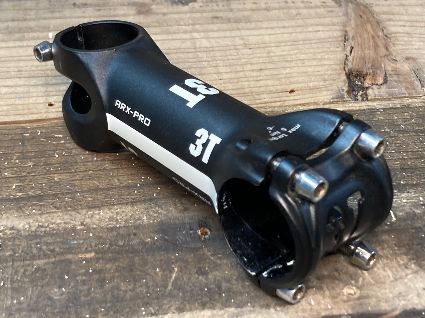 IO400 3T ARX PRO アルミステム 黒 100mm Φ31.8 OS 6°