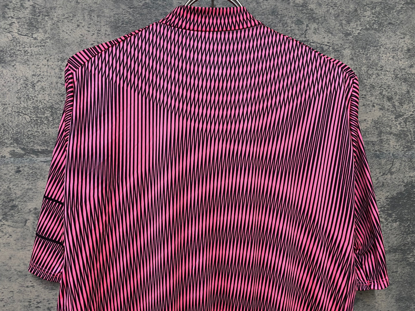 JD383 ラファ Rapha PRO TEAM FLY WEIGHT JERSEY 半袖 サイクルジャージ 黒 ピンク L