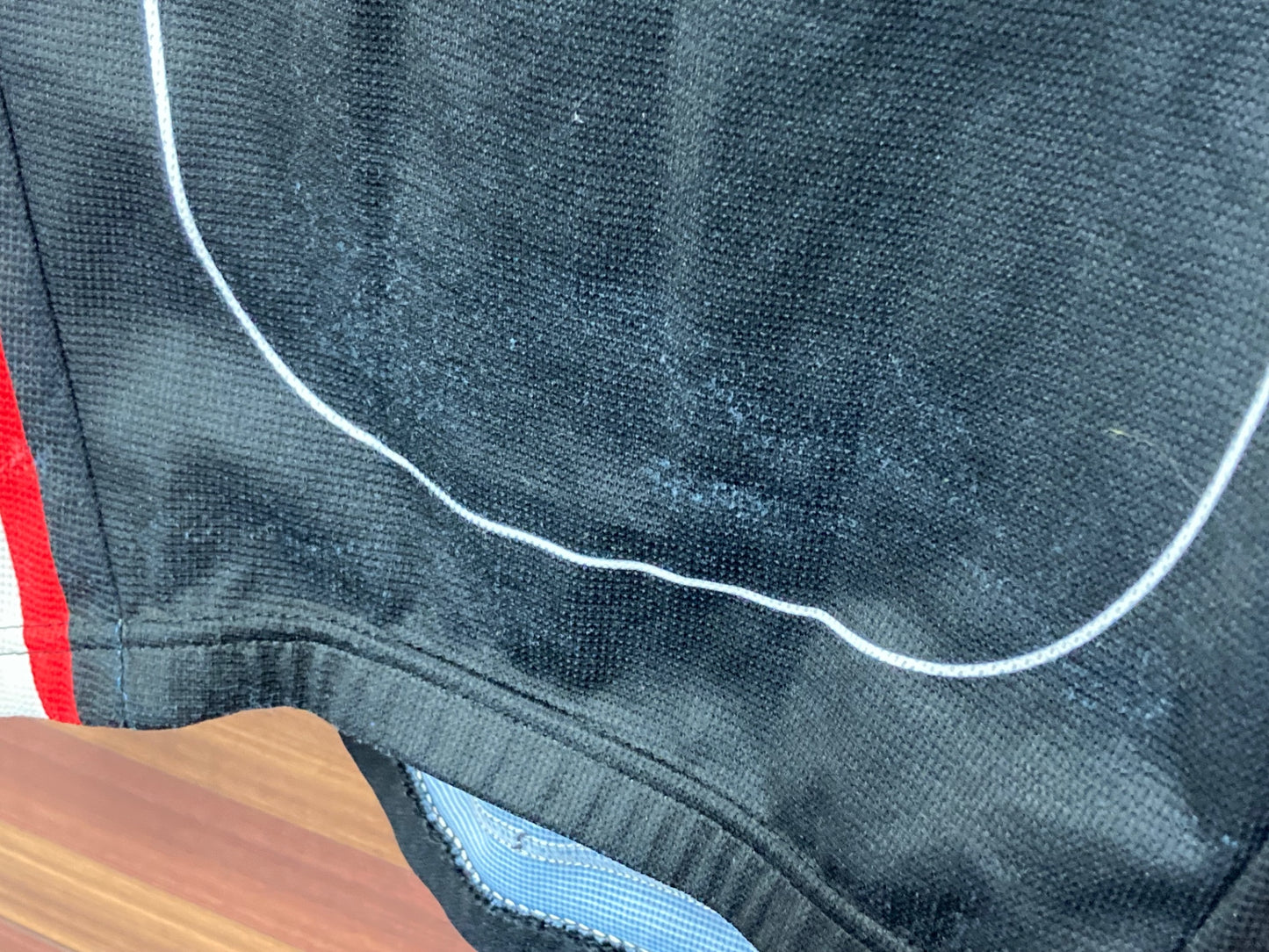 IO712 ナリーニ Nalini 半袖 サイクルジャージ 黒 白 グレー M ハーフジップ