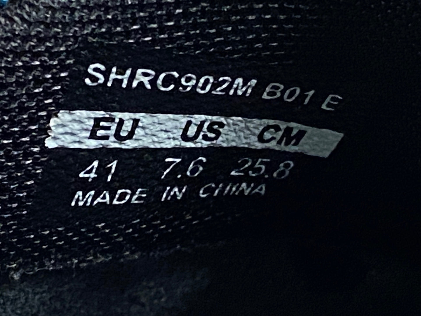 IW227 シマノ SHIMANO S-PHYRE SHRC902M B01 E ビンディングシューズ SPD-SL BOA 青 EU41 ※擦れ傷大