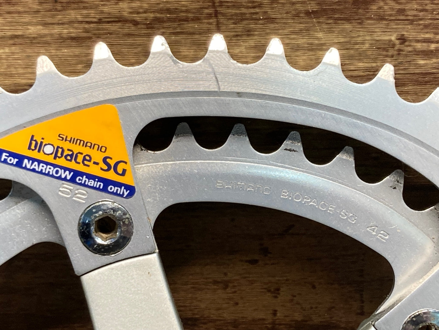 IK970 シマノ SHIMANO 105 FC-1055 クランク BIOPACE SG 楕円チェーンリング 52/42T 170mm