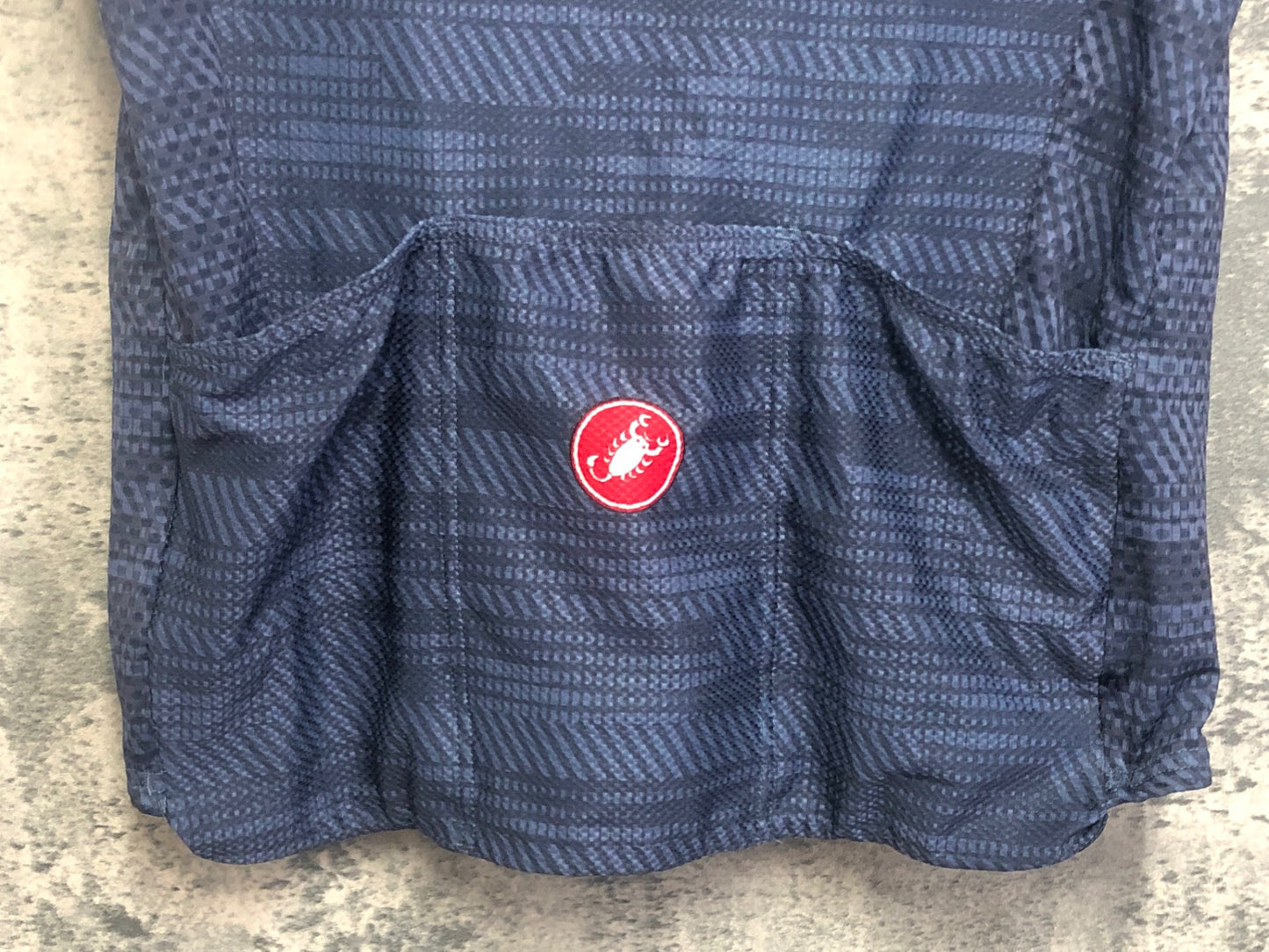 IW393 カステリ CASTELLI 半袖 サイクルジャージ グレー L