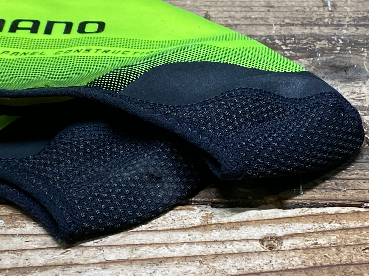 IY448 シマノ SHIMANO シューズカバー 黄 L 裏起毛