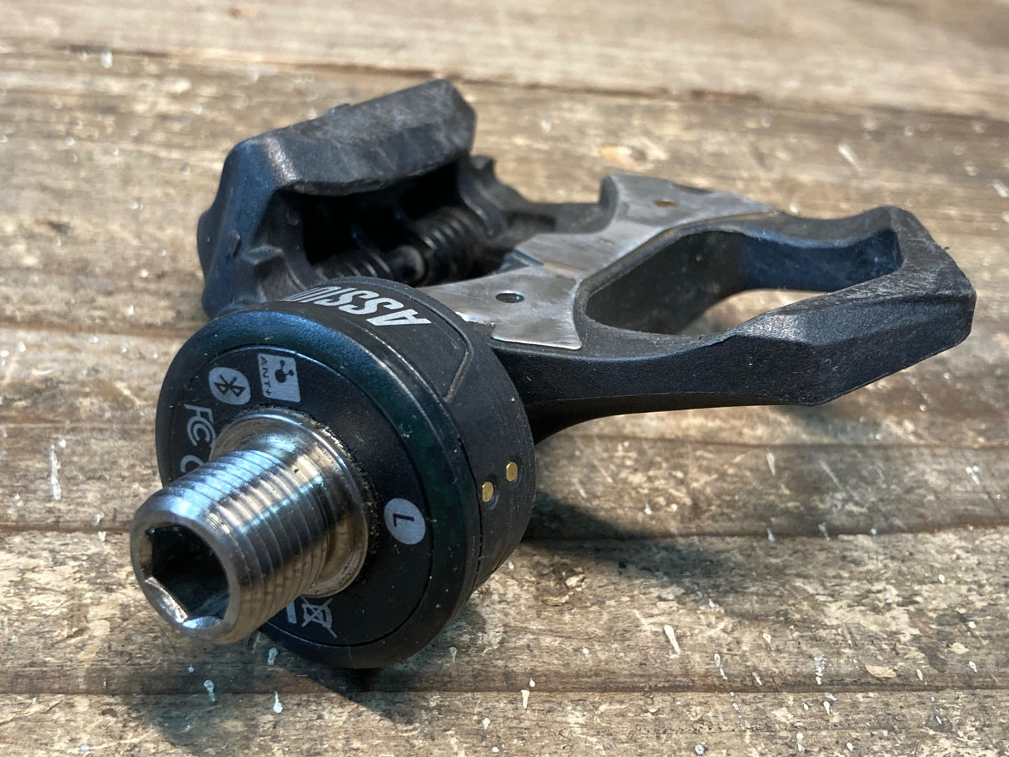 IQ514 ファベロ Favero アシオマ ASSIOMA UNO 片足 パワーメーター ビンディングぺダル 専用クリート付属 接続確認済