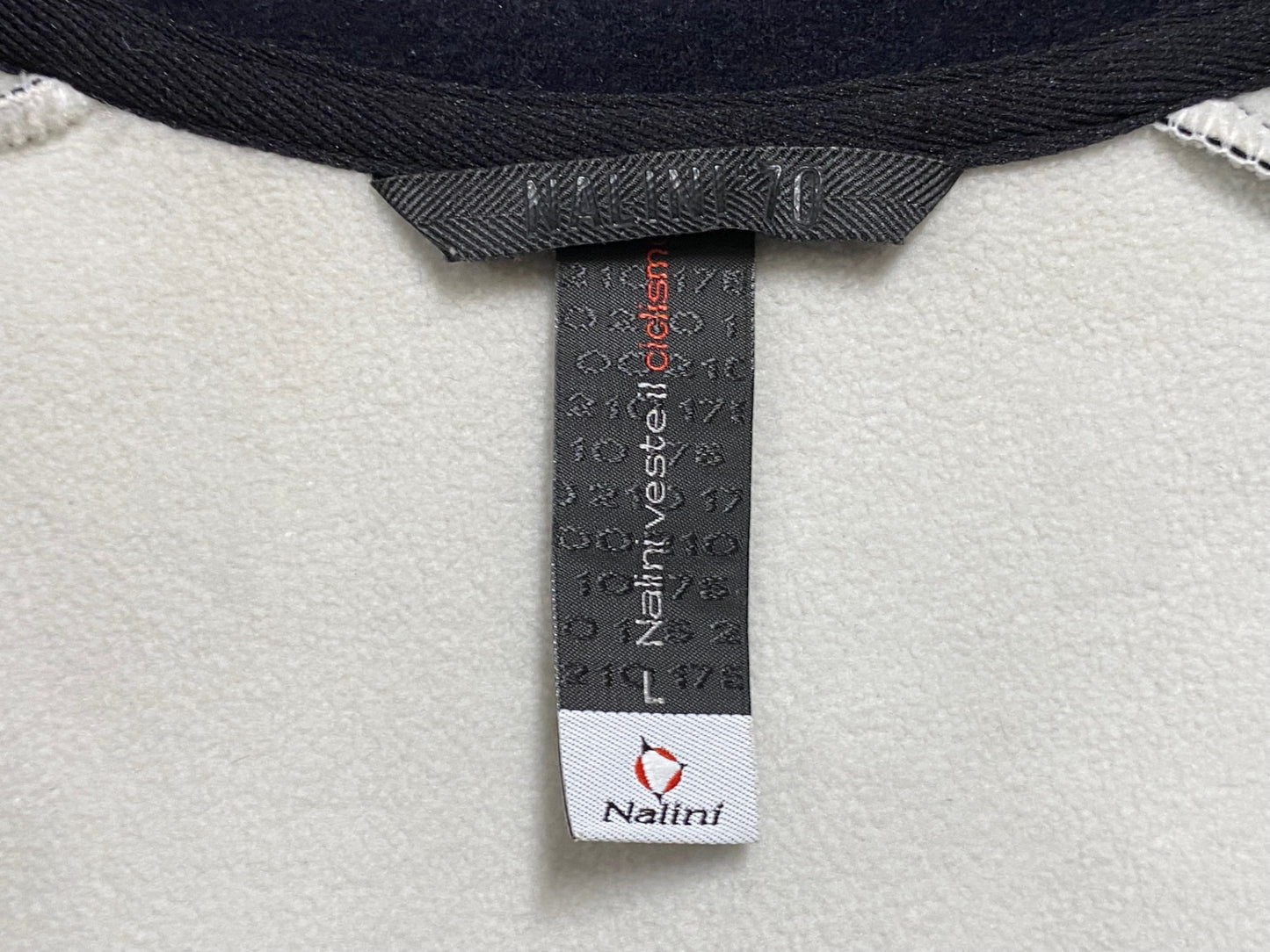 JB453 ナリーニ NALINI サイクルジャケット L 裏起毛 黒