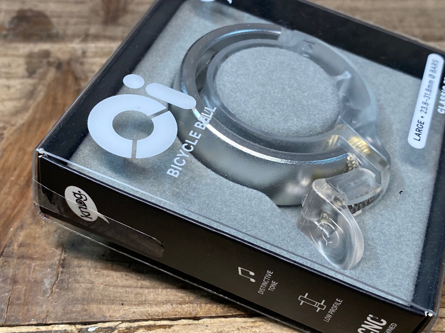 JA076 ノグ Knog オイ Oi サイクルベル CLASSIC LARGE シルバー