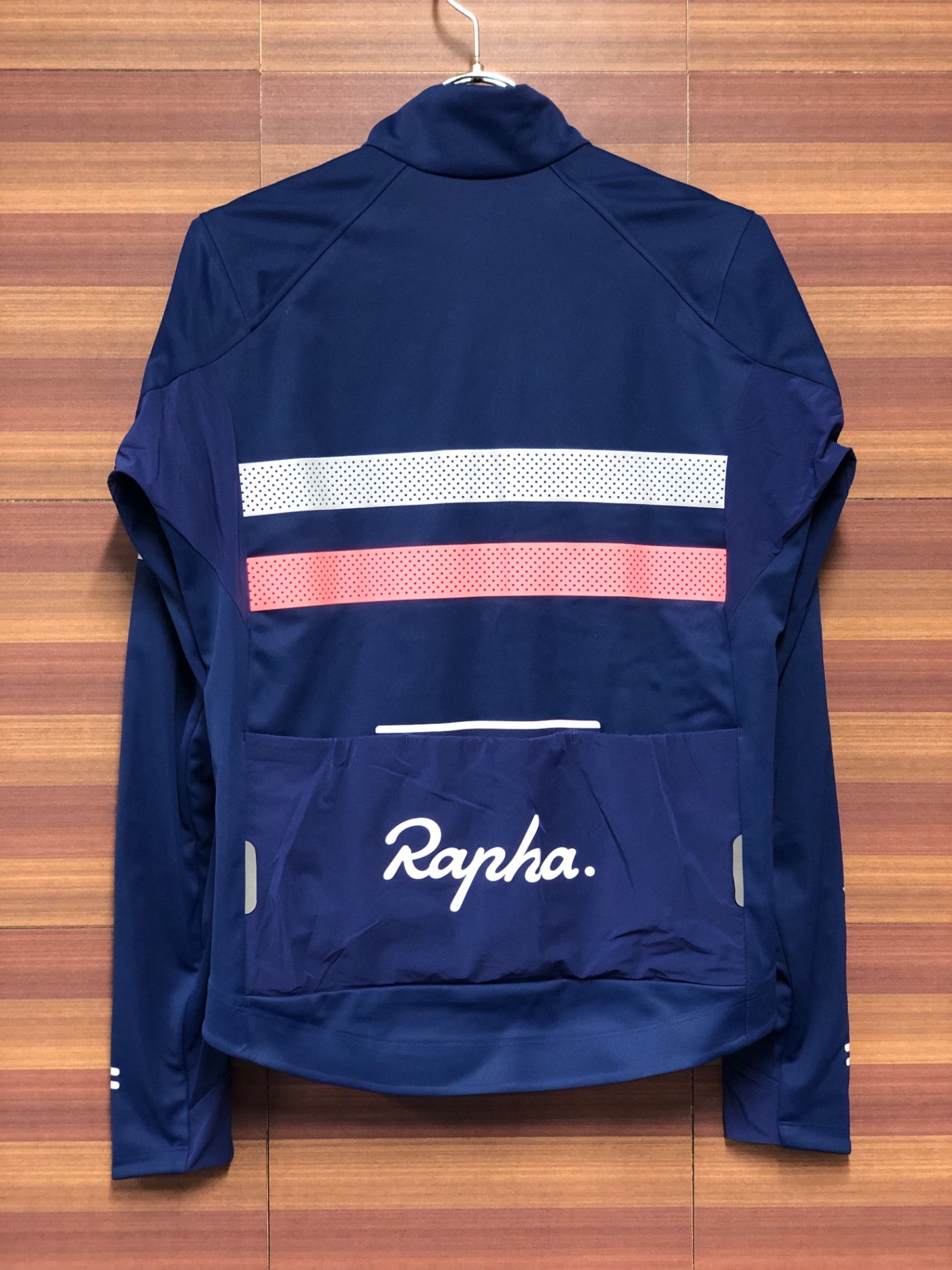 IK544 ラファ Rapha MENS BREVET INFINIUM LONG SLEEVE JERSEY GORE-TEX 長袖 サイクルジャージ 紺 S