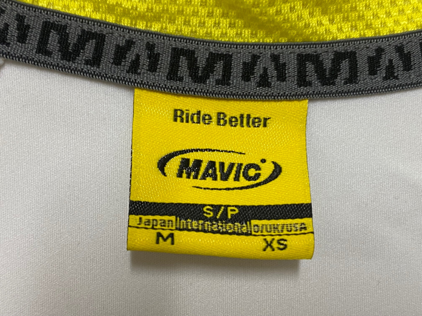 HW442 マヴィック MAVIC ALTIUM 長袖 サイクルジャケット 白 M ※汚れ有、タグカット