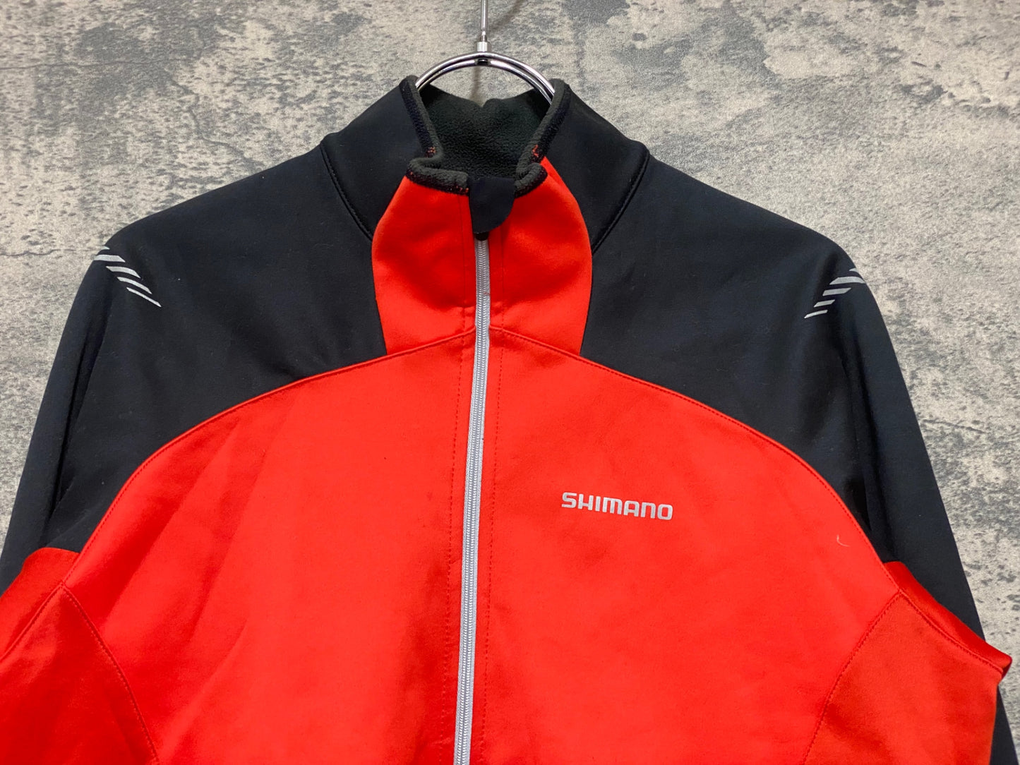 JA363 シマノ SHIMANO 長袖サイクルジャージ Asis L 赤