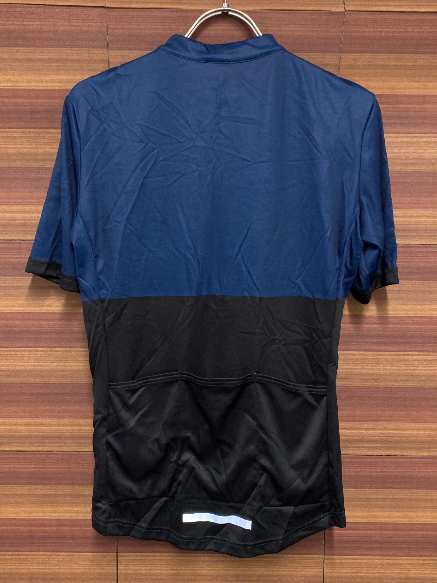 IO132 シマノ SHIMANO 半袖 サイクルジャージ 紺 黒 M