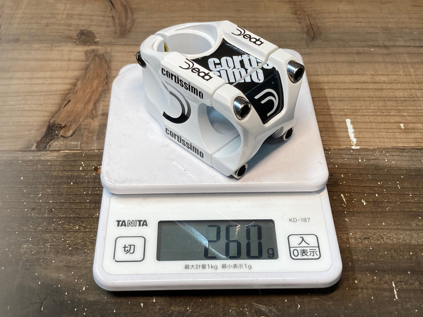 IM548 デダ Deda CORTISSIMO アルミステム 白 45mm Φ31.7 OS