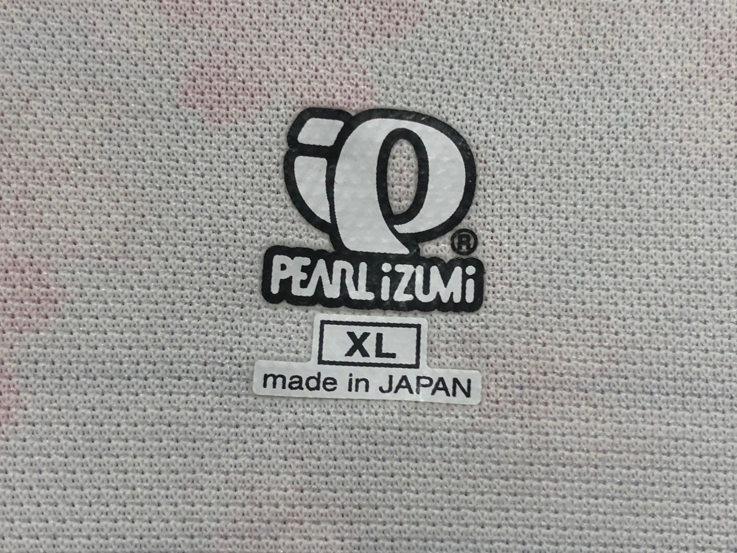 IM317 パールイズミ PEARL iZUMi 半袖 サイクルジャージ 白 ピンク 桜柄 XL