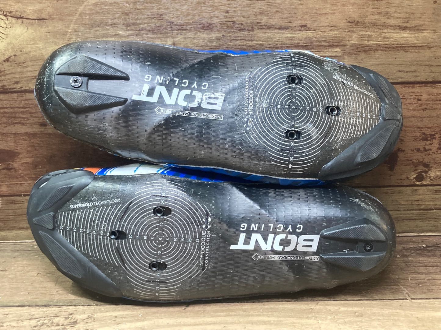 II376 ボント BONT HELIX フルカーボンソール ビンディングシューズ 青 EU41 SPD-SL