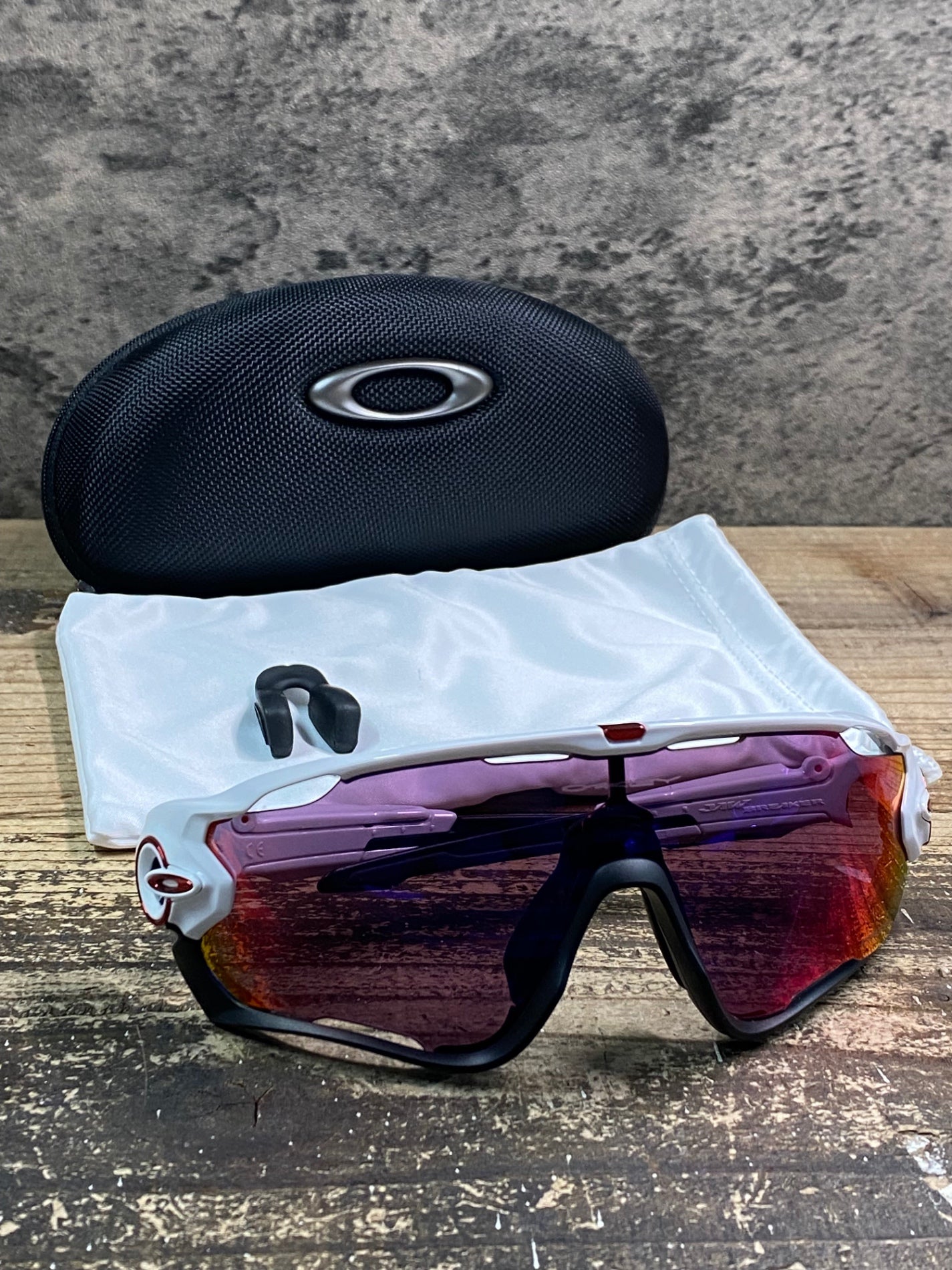 JB450 オークリー OAKLEY ジョウブレイカー JAWBREAKER サングラス アイウェア 白 PRIZM