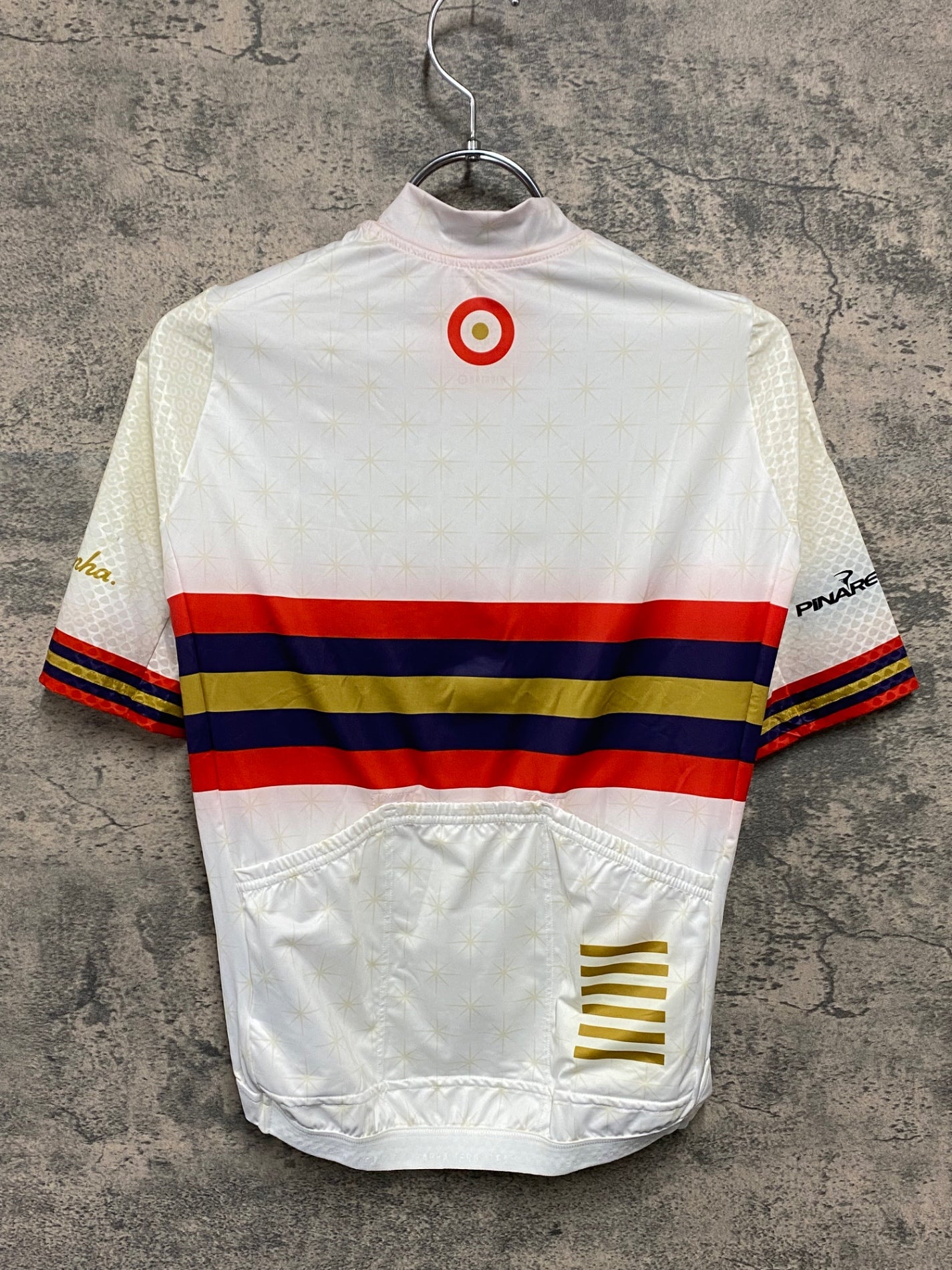 IY118 ラファ Rapha PRO TEAM AERO 半袖 サイクルジャージ XS Team Wiggins ホワイト