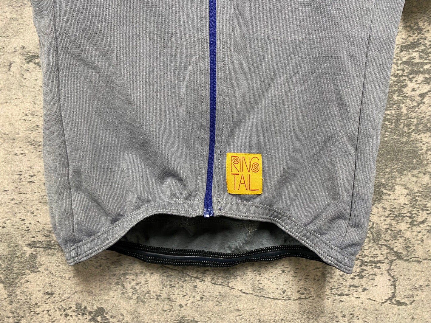 IS756 リングテイル RINGTAIL 半袖 サイクルジャージ 紺 グレー ※サイズ不明